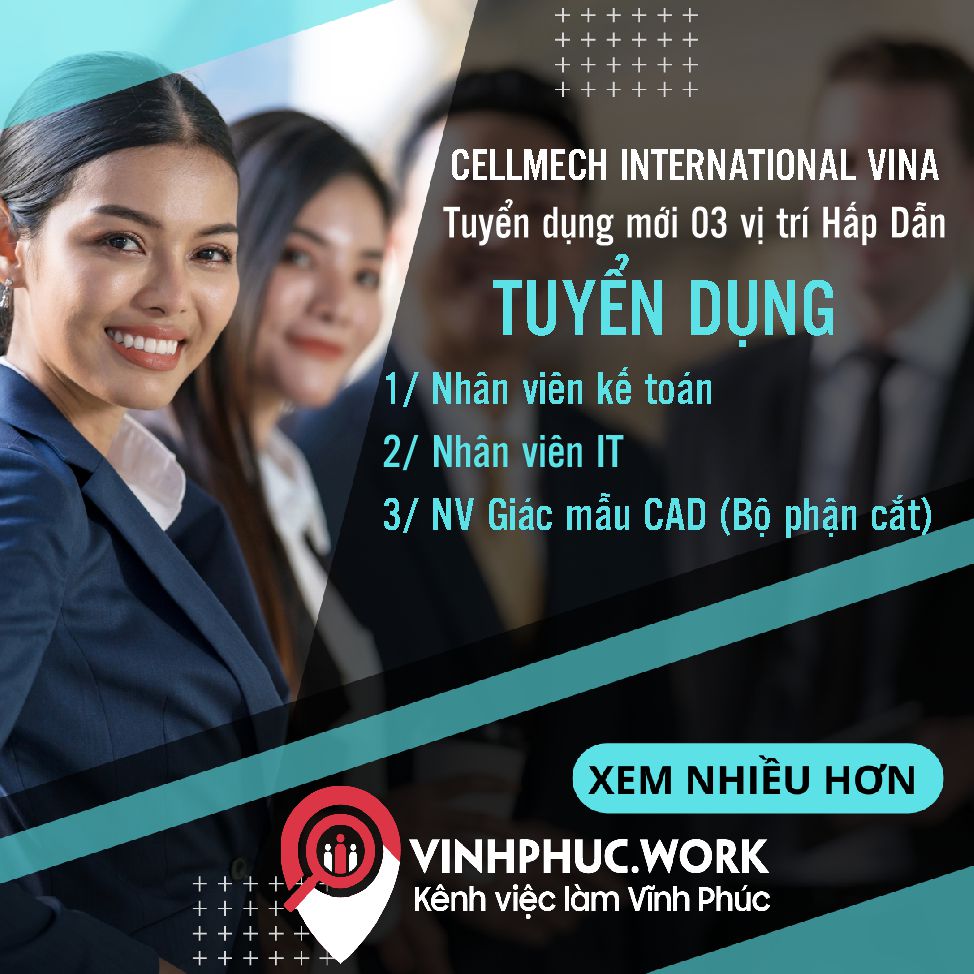 Cellmech International Vina Tuyen Dung Moi 03 Vi Tri Hap Dan 7