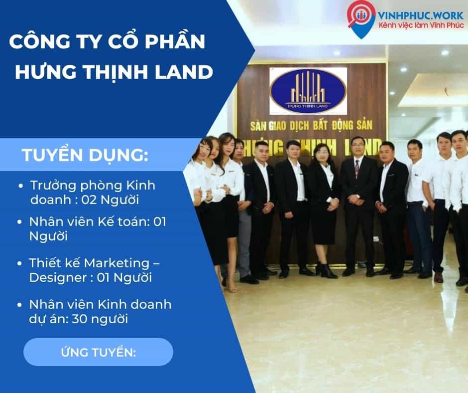 Cong Ty Co Phan Hung Thinh Land Tuyen Dung Moi Nhieu Vi Tri Tot 5